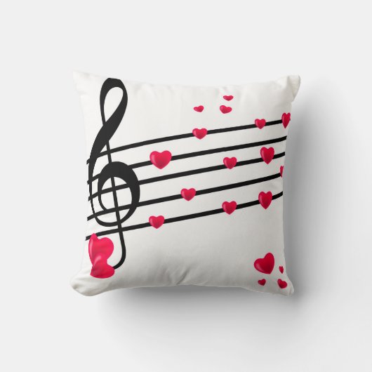 You Make Myハートスマイル クッション (正面)