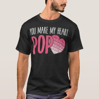You Make My ポップ・アートの Popper おもしろい It Valentin Tシャツ