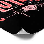 You Make My Heart Flutter Cardiac Nurse Valentine  ポスター (角)