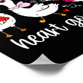 You Make My Heart Go Honk Funny Silly Valentine Go ポスター (角)