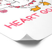 You Make My Heart Go Honk Funny Valentine Silly Go ポスター (角)