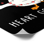You Make My Heart Go Honk Goose Valentine's Day  ポスター (角)