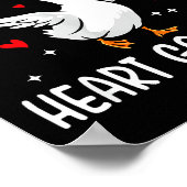 You Make My Heart Go Honk Valentine Goose  ポスター (角)