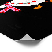 You Make My Heart Go Honk Valentine Goose Heart Si ポスター (角)