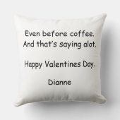 You Make My Heart Go Moo Funny Valentines  Day クッション (裏面)