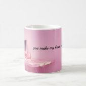 you make  my heart go oops! 💗 mug コーヒーマグカップ (中央)