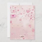 you make my heart go oops! 💗 Valentine's Card シーズンカード (裏面)