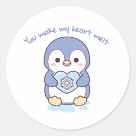 You Make My Heart Melt Sticker ラウンドシール