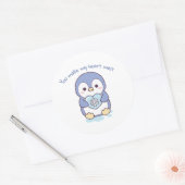 You Make My Heart Melt Sticker ラウンドシール (封筒)