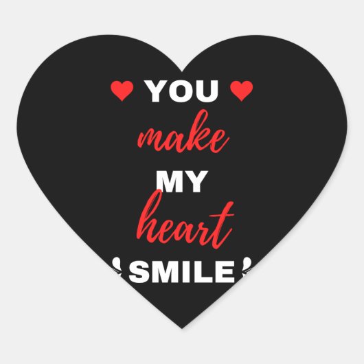 You Make My Heart Smile ハートシール (正面)