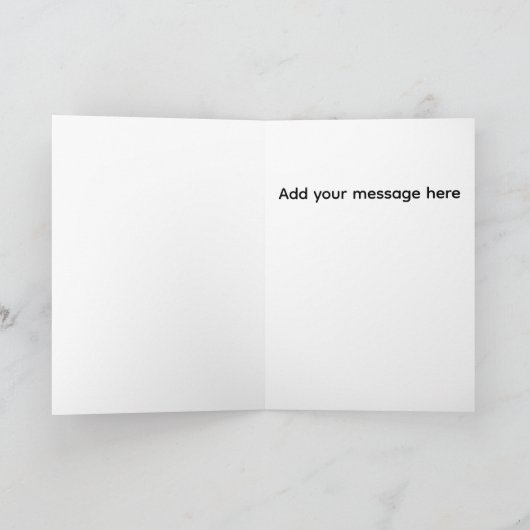 You Make My Holidays Puchi Gingerbread Card カード (内部)