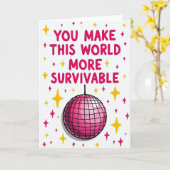 You Make My World Survivable Card カード (黄色い花)