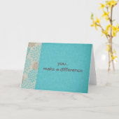 You Makes A Difference カード (黄色い花)