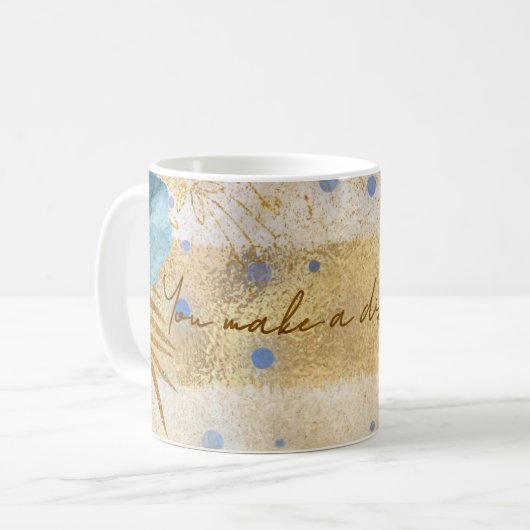 You Makes A Difference コーヒーマグカップ (正面左)