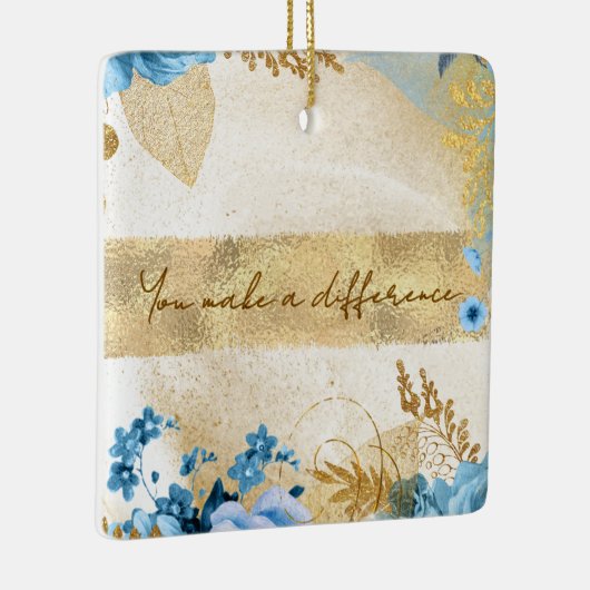 You Makes A Difference セラミックオーナメント (右)