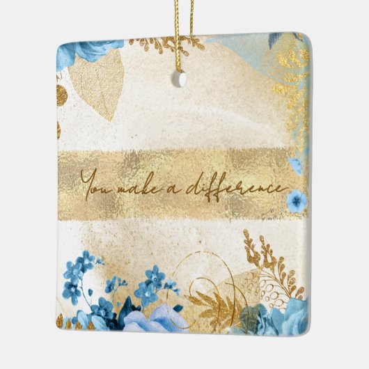 You Makes A Difference セラミックオーナメント (左)