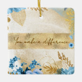 You Makes A Difference セラミックオーナメント (正面)