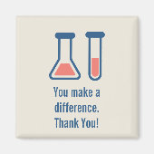 You Makes Difference Science Medical マグネット (正面)