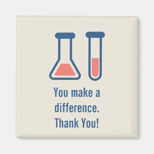 You Makes Difference Science Medical マグネット (正面)