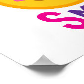 You Makes Meスマイル絵文字 ポスター (角)