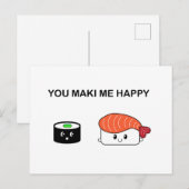 You maki me happy suziethesuzie ポストカード (正面/裏面)