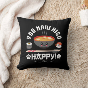 You Maki Miso Happy - Neule 日本の Cuteかわいい クッション