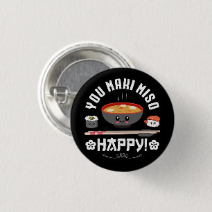 You Maki Miso Happy - Neule 日本の Cuteかわいい 缶バッジ