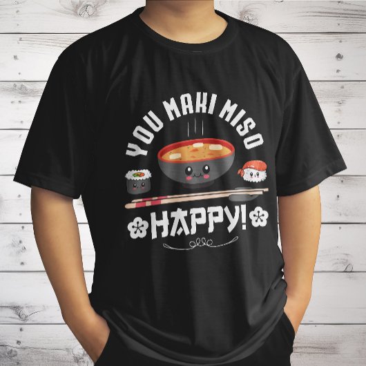 You Maki Miso Happy - Neule 日本の Cuteかわいい Tシャツ