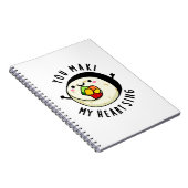 You Maki Myハートおもしろい Sushi Pun ノートブック (右側)