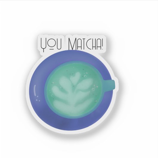 You Matcha! シール (正面)
