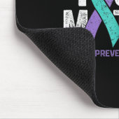 You Matte Suicide Prevention Awareness Ribbon Teal マウスパッド (コーナー)