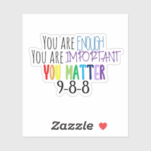 You Matterステッカー シール (シート)