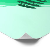 "You Matter"グリーンハートプリント ポスター (角)