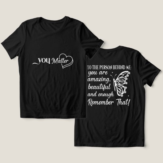 You Matter トライブレンドＴシャツ (デザイン正面&裏面)
