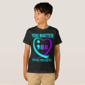 You Matter 988自殺防止認識度 Tシャツ (正面フル)