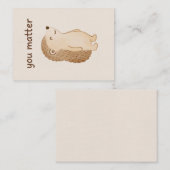 You Matter Hedgehog Encouragement Note Card ノートカード (正面/裏面)