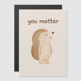 You Matter Hedgehog Magnet Card マグネット招待状