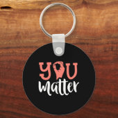 You Matter Looper認識度ASL手話Kindn キーホルダー (裏面)
