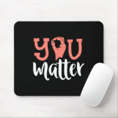 You Matter Looper認識度ASL手話Kindn マウスパッド (マウス)