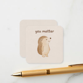 You Matter Minimal Hedgehog Enclosure Card エンクロージャーカード
