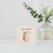 You Matter Minimal Hedgehog Enclosure Card エンクロージャーカード (スタンド正面)