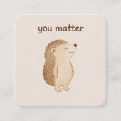 You Matter Minimal Hedgehog Enclosure Card エンクロージャーカード (正面)