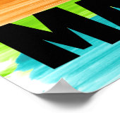 You Matter Rainbow Watercolor Poster ポスター (角)