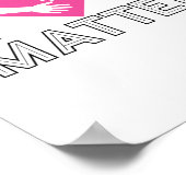 You Matter Social Worker School Gift Mental Health ポスター (角)