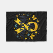 You Matther Suicide Prevention Awareness Yellow Ri フリースブランケット (正面(横))