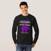 You May Not Remember I Will Never Forget Alzheimer Tシャツ (正面フル)