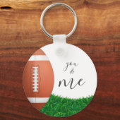 You & Meアメリカンフットボールのスーパーボウル キーホルダー (正面)