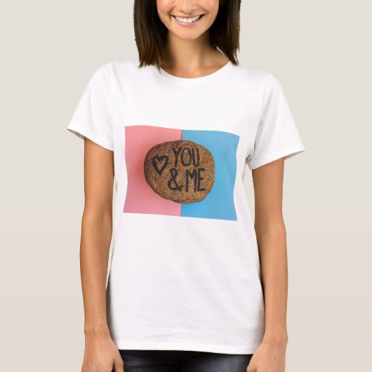 YOU&MEウィメンズTシャツ Tシャツ (正面)