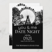 You & Me観覧車デート夜 招待状 (正面/裏面)