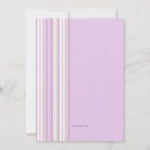 You + Me =妊娠3回の告知 招待状 (裏面)